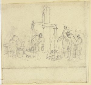 Scales at Market by William Henry Pyne