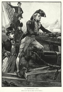 A Suspicious Sail by William Heysham (after) Overend