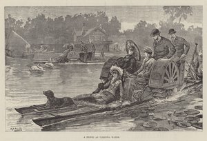 A Picnic at Virginia Water by William Heysham Overend