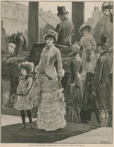 Arrivals for the Royal Garden Party at Marlborough House