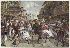 Carnival in Port of Spain, Trinidad by William Heysham Overend