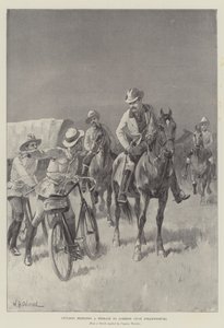 Cyclists Bringing a Message to Jameson from Johannesburg