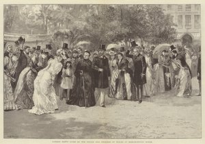 Garden Party given by the Prince and Princess of Wales at Marlborough House
