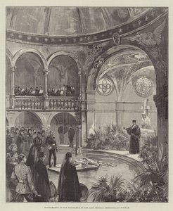 Inauguration of the Mausoleum of the late Emperor Frederick, at Potsdam by William Heysham Overend