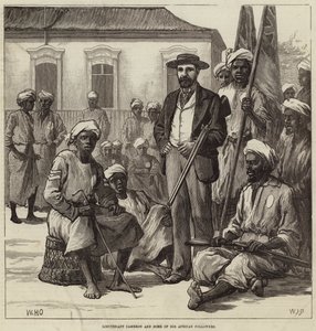 Lieutenant Cameron and some of his African Followers