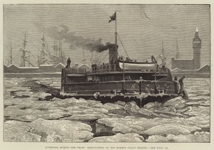 Liverpool during the Frost, Difficulties of the Mersey Ferry Traffic