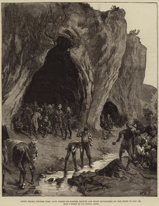 Lundi Khana, Khyber Pass, Cave where Sir Samuel Browne and Staff bivouacked on the Night of 23 November