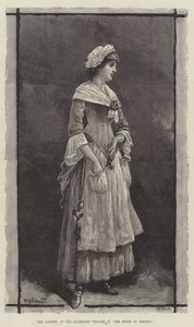Mrs Langtry at the Haymarket Theatre in She Stoops to Conquer by William Heysham Overend