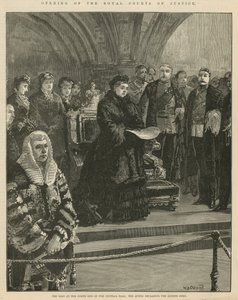 Opening of the Royal Courts of Justice