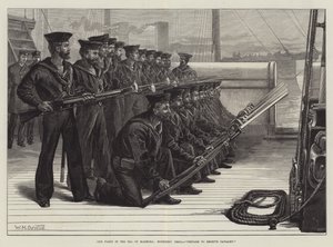 Our Fleet in the Sea of Marmora, Musketry Drill, Prepare to receive Cavalry!