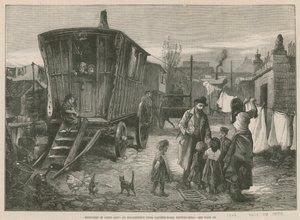 Sketches of Gipsy Life; An Encampment Near Latimer Road, Notting Hill by William Heysham Overend