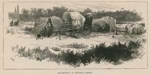 Sketches of Gypsy Life; Encampment at Mitcham Common