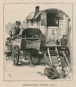 Sketches of Gipsy Life; Knife-Grinder, Hackney Wick