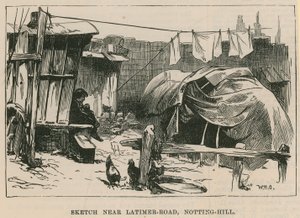 Sketches of Gipsy Life; Sketch near Latimer Road, Notting Hill