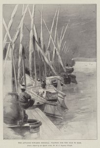 The Advance towards Dongola, waiting for the Nile to rise by William Heysham Overend