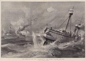 The Battle of the Yalu, Foundering of the Chinese War-Ship Chih-Yuen