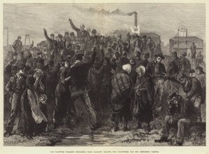 The Blantyre Colliery Explosion, Near Glasgow, Calling for Volunteers for the Exploring Parties