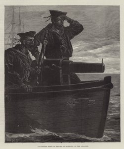 The British Fleet in the Sea of Marmora, on the Look-Out by William Heysham Overend