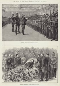 The Death of the German Emperor, William I, at Berlin