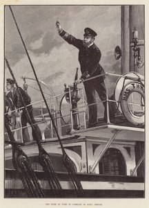 The Duke of York in Command of HMS Thrush