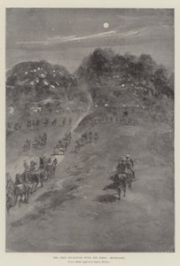 The First Encounter with the Boers, Moonlight by William Heysham Overend
