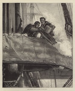 The Gatling Gun, as used in Our Navy by William Heysham Overend