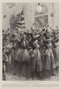 The Graeco-Turkish War, Volunteers Leaving Athens for the Front