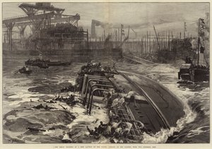 The Great Disaster at a Ship Launch on the Clyde, sinking of the Daphne, with Two Hundred Men