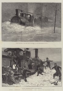 The Great Snow-Storm in Northumberland by William Heysham Overend