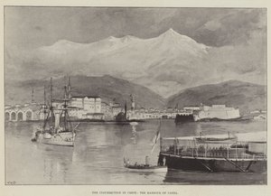 The Insurrection in Crete, the Harbour of Canea