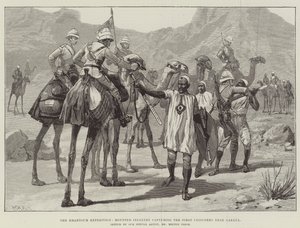 The Khartoum Expedition, Mounted Infantry Capturing the First Prisoners near Gakdul