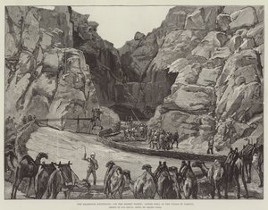 The Khartoum Expedition, on the Desert March, Lower Well at the Wells of Gakdul