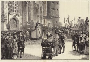 The Luther Celebration in Germany, Scene Outside the Schloss-Kirche, at Wittenberg, on Wednesday, 31 October