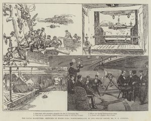 The Naval Manoeuvres, Sketches on Board HMS Northumberland