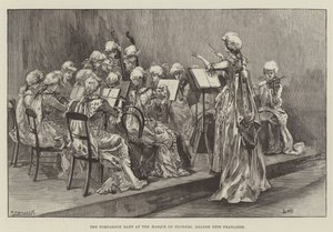 The Pompadour Band at the Masque of Flowers, Grande Fete Francaise