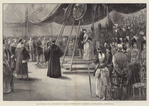 The Prince and Princess of Wales Opening the Glasgow International Exhibition