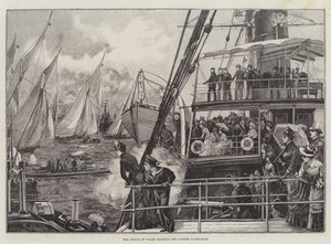 The Prince of Wales starting the Jubilee Yacht-Race by William Heysham Overend