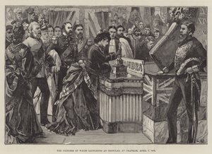 The Princess of Wales Launching an Ironclad