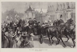 The Queen leaving Buckingham Palace