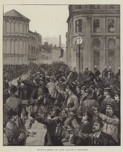 The Riots in Belfast, the Island Men going up North-Street
