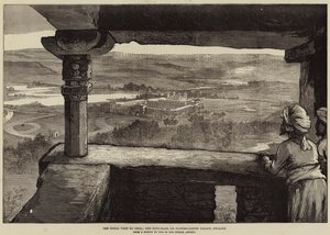 The Royal Visit to India, the Phul-Bagh, or Flower-Garden Palace, Gwalior by William Heysham Overend
