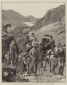 The Royal Visit to Ireland, the Prince and Princess of Wales at the Lakes of Killarney