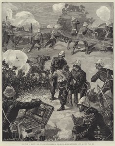The War in Egypt, the Two Nine-Pounders of the Royal Horse Artillery, 24 August