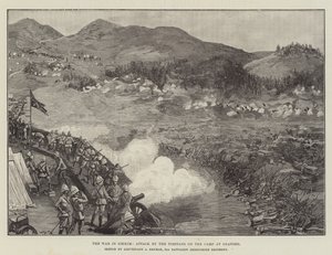 The War in Sikkim, Attack by the Tibetans on the Camp at Gnatong by William Heysham Overend