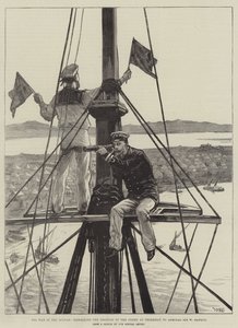 The War in the Sudan, signalling the Position of the Enemy at Trinkitat to Admiral Sir W Hewett by William Heysham Overend