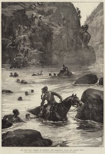 The Zulu War, Retreat of Fugitives from Isanhlwana across the Buffalo River