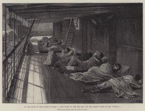 To the Land of the Golden Nugget, a Hot Night in the Red Sea, on the Saloon Deck of the Oceana