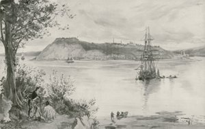 View of the Town and Fortress of Quebec, A.D. 1759