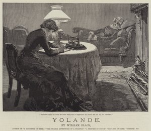 Yolande, by William Black