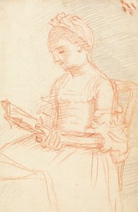 Seated Lady with Book by William Hoare